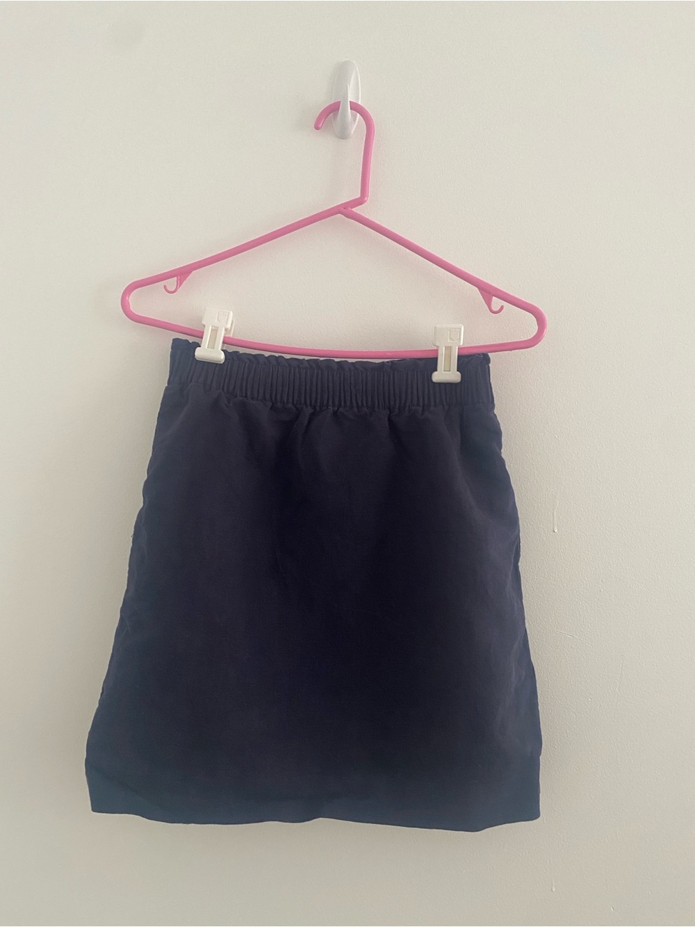 J. Crew Women’s Navy Elastic-Waist A-Line Skirt